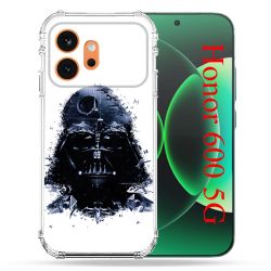Coque Renforcée Pour Honor 600 5G Star Wars - Dark Vador Blanc