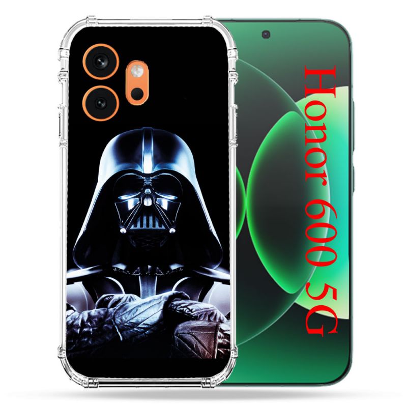 Coque Renforcée Pour Honor 600 5G Star Wars - Dark Vador Noir