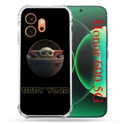 Coque Renforcée Pour Honor 600 5G Star Wars - Yoda bebe noir