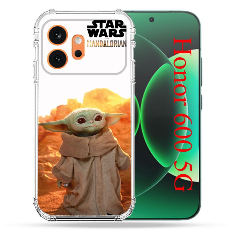 Coque Renforcée Pour Honor 600 5G Star Wars - Yoda bebe soleil