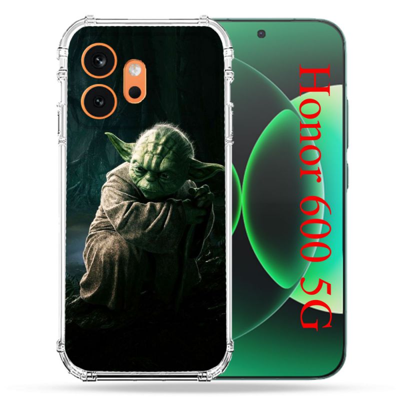 Coque Renforcée Pour Honor 600 5G Star Wars - Yoda sombre
