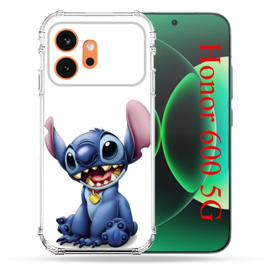 Coque Renforcée Pour Honor 600 5G Stitch Blanc