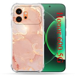 Coque Renforcée Pour Honor 600 5G Texture Marbre Rose