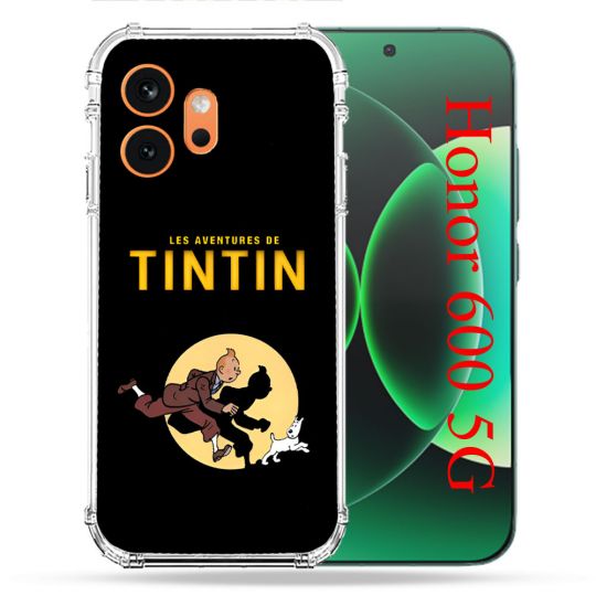 Coque Renforcée Pour Honor 600 5G Tintin Classique