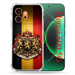Coque Renforcée Pour Honor 600 5G Voyage Drapeau Belgique