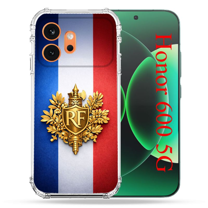 Coque Renforcée Pour Honor 600 5G Voyage Drapeau France