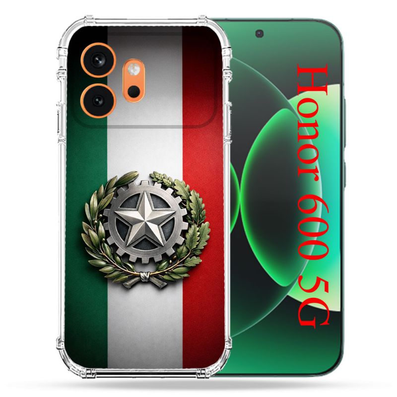 Coque Renforcée Pour Honor 600 5G Voyage Drapeau Italie