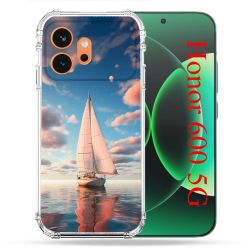 Coque Renforcée Pour Honor 600 5G Voyage Voilier Reflet