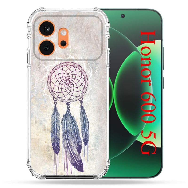 Coque Renforcée Pour Honor 600 5G Zen Attrape Reve Blanc