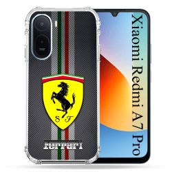 Coque Renforcée Pour Xiaomi Redmi A7 Pro Ferrari Carbone