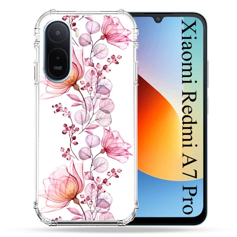 Coque Renforcée Pour Xiaomi Redmi A7 Pro Fleur Eclosion