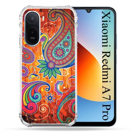 Coque Renforcée Pour Xiaomi Redmi A7 Pro Fleur Psychedelic