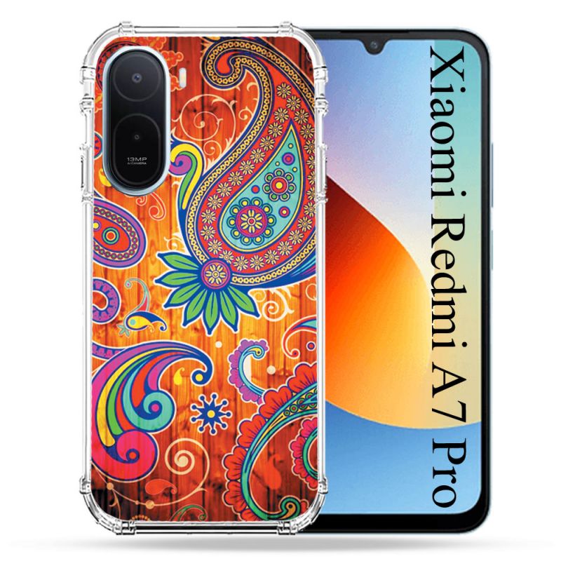 Coque Renforcée Pour Xiaomi Redmi A7 Pro Fleur Psychedelic