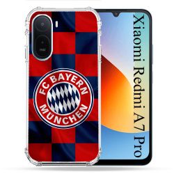 Coque Renforcée Pour Xiaomi Redmi A7 Pro Foot Bayern Munich Carreaux