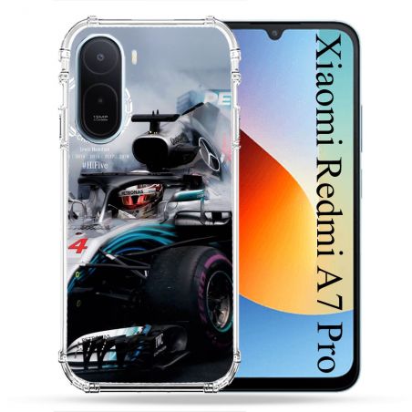 Coque Renforcée Pour Xiaomi Redmi A7 Pro Formule 1 F1 Mercedes Petronas