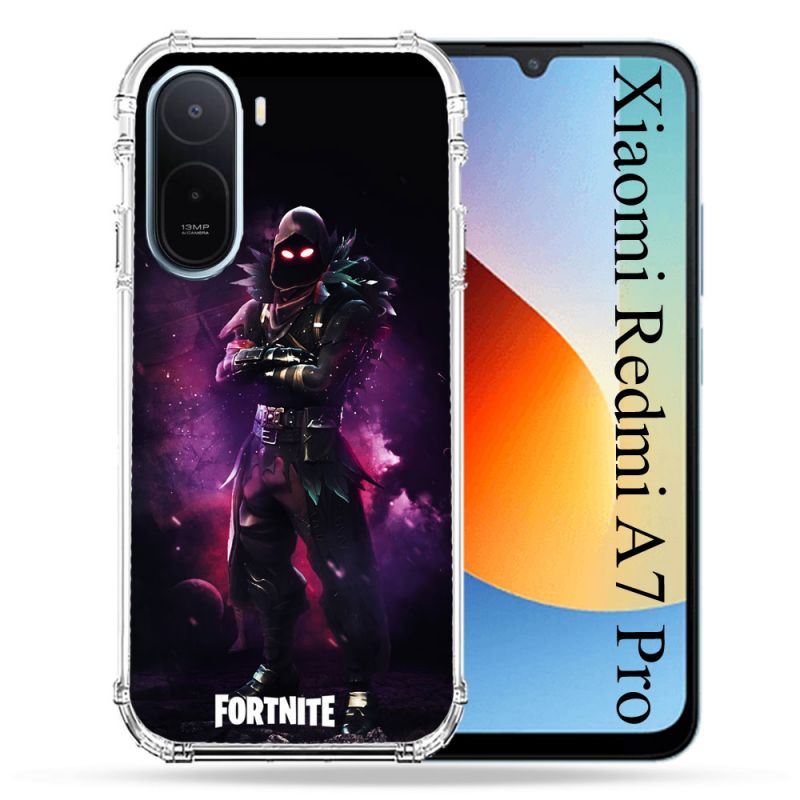 Coque Renforcée Pour Xiaomi Redmi A7 Pro Fortnite Raven