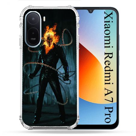 Coque Renforcée Pour Xiaomi Redmi A7 Pro Ghost Rider