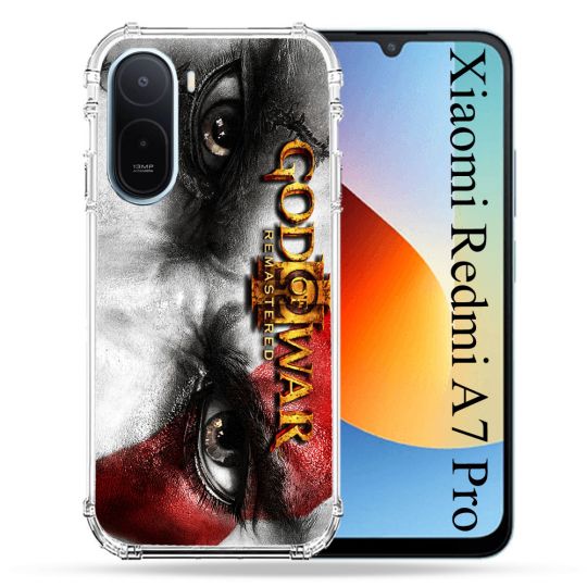 Coque Renforcée Pour Xiaomi Redmi A7 Pro God Of War GOW