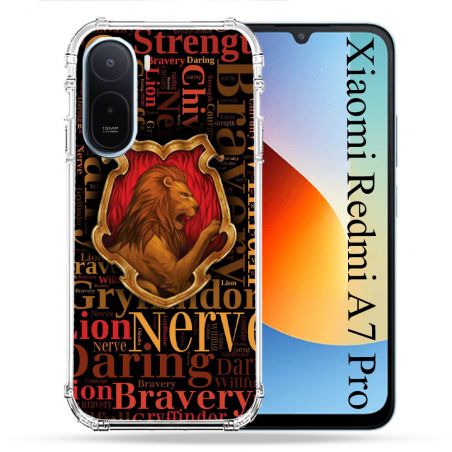 Coque Renforcée Pour Xiaomi Redmi A7 Pro Harry Potter Griffondor