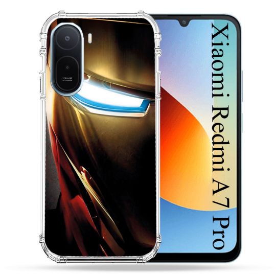 Coque Renforcée Pour Xiaomi Redmi A7 Pro Iron Man Casque