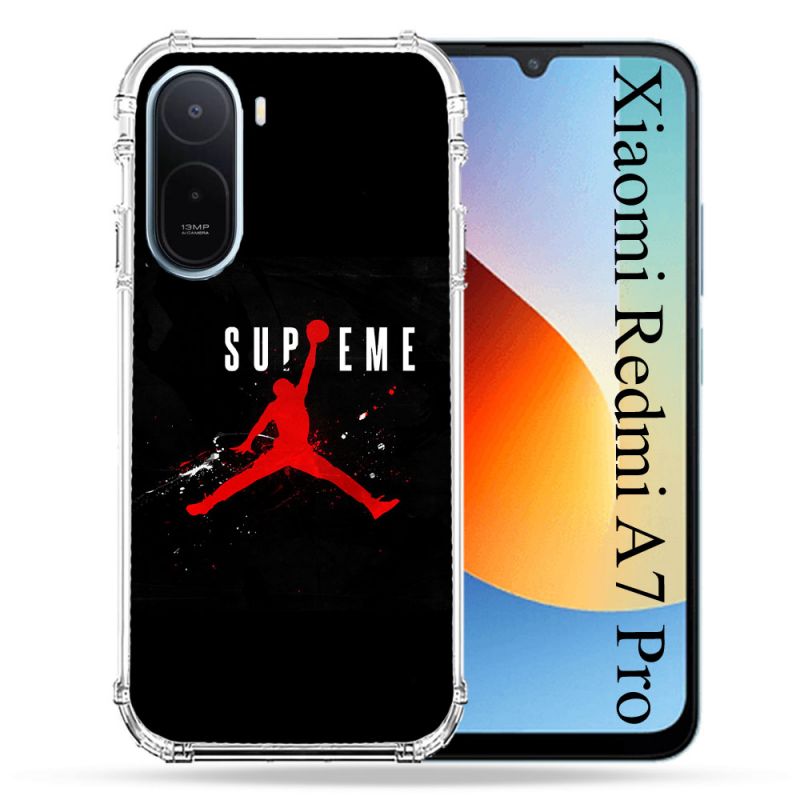 Coque Renforcée Pour Xiaomi Redmi A7 Pro Jordan Supreme Noir