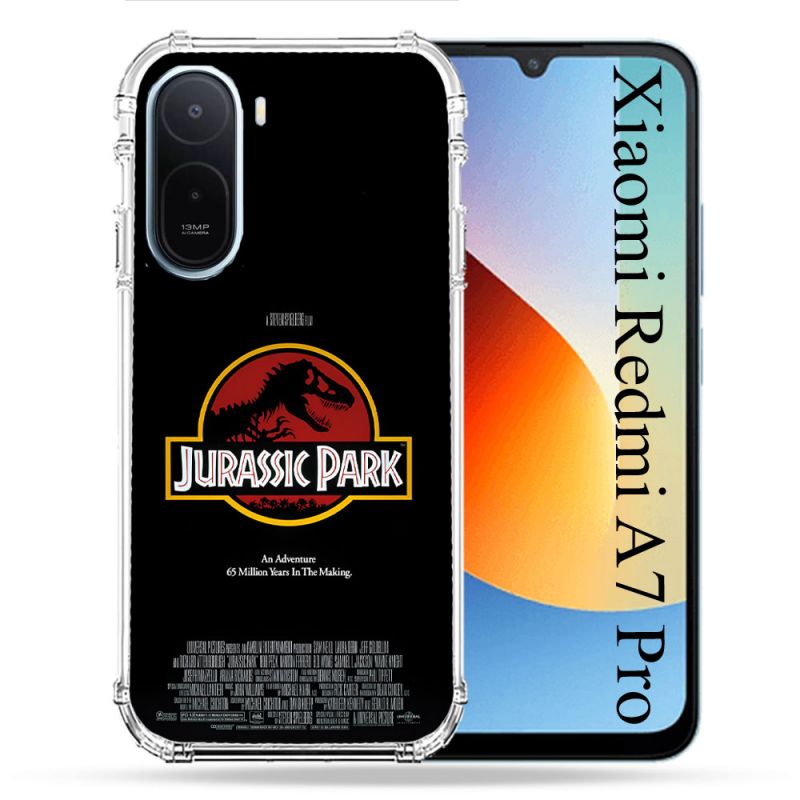 Coque Renforcée Pour Xiaomi Redmi A7 Pro Jurassic Park Affiche