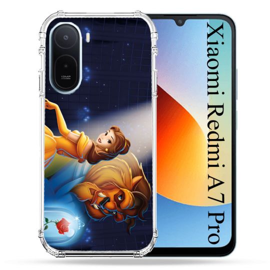 Coque Renforcée Pour Xiaomi Redmi A7 Pro La Belle et La Bête