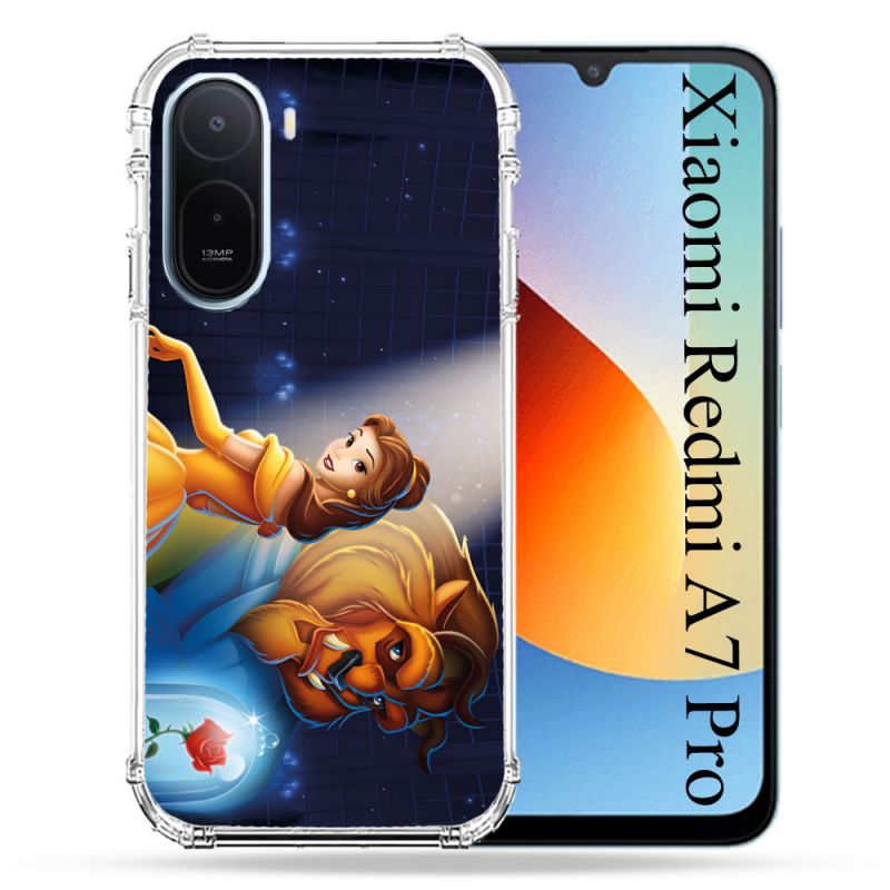 Coque Renforcée Pour Xiaomi Redmi A7 Pro La Belle et La Bête