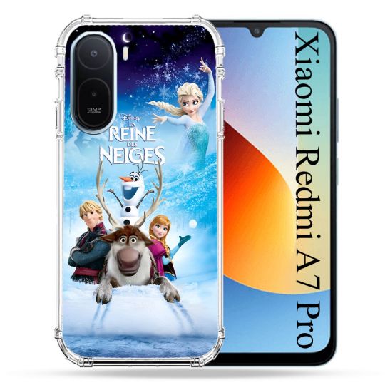 Coque Renforcée Pour Xiaomi Redmi A7 Pro La Reine Des Neiges