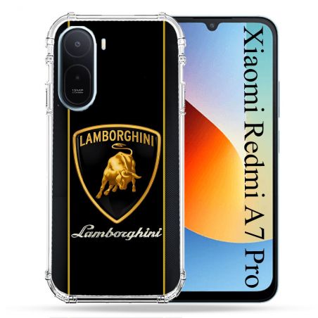 Coque Renforcée Pour Xiaomi Redmi A7 Pro Lamborghini Carbone