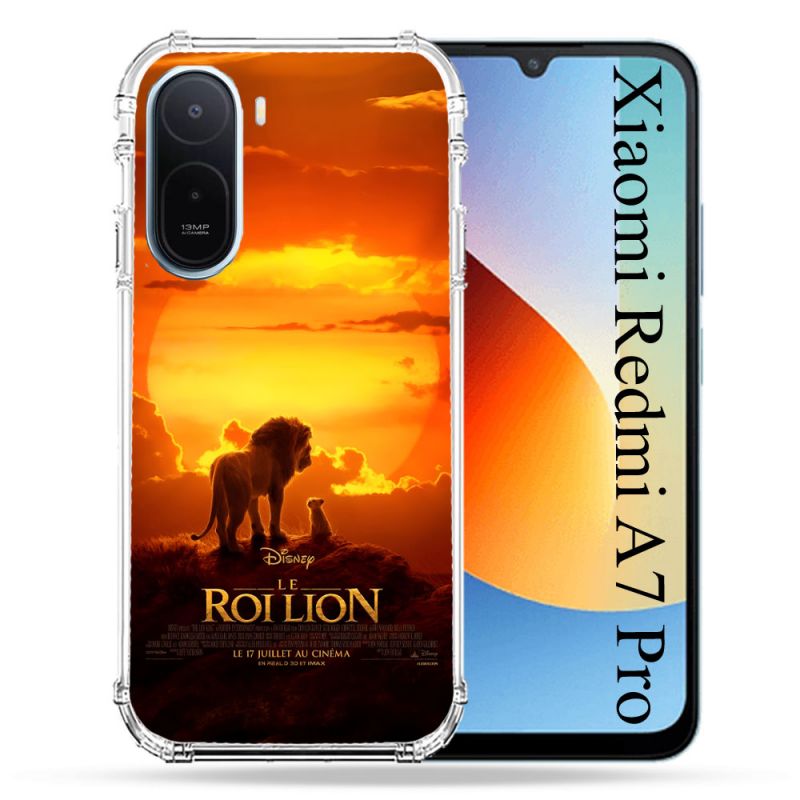 Coque Renforcée Pour Xiaomi Redmi A7 Pro Le Roi Lion Affiche