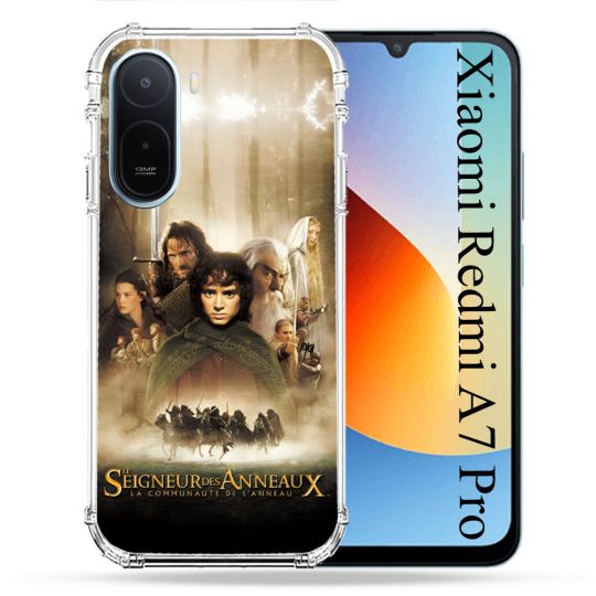 Coque Renforcée Pour Xiaomi Redmi A7 Pro Le seigneur Des Anneaux Affiche