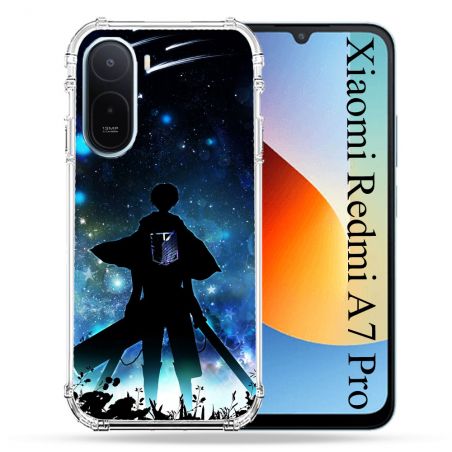 Coque Renforcée Pour Xiaomi Redmi A7 Pro Manga Attaque Titans Levi