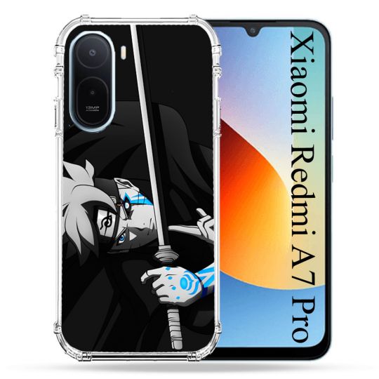 Coque Renforcée Pour Xiaomi Redmi A7 Pro Manga Boruto Epée