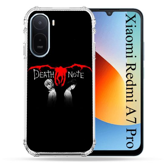 Coque Renforcée Pour Xiaomi Redmi A7 Pro Manga Death Note Noir