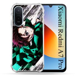 Coque Renforcée Pour Xiaomi Redmi A7 Pro Manga Demon Slayer Tanjiro