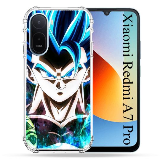 Coque Renforcée Pour Xiaomi Redmi A7 Pro Manga Dragon Ball Gogeta Visage