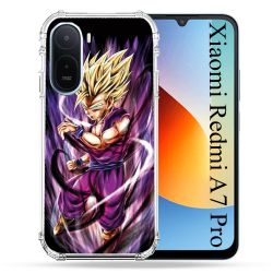 Coque Renforcée Pour Xiaomi Redmi A7 Pro Manga Dragon Ball Sangohan Violet