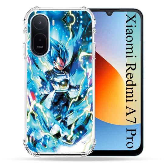 Coque Renforcée Pour Xiaomi Redmi A7 Pro Manga Dragon Ball Vegeta Bleu