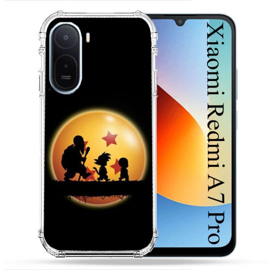 Coque Renforcée Pour Xiaomi Redmi A7 Pro Manga Dragon Ball Vintage