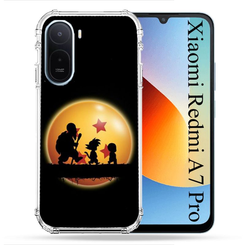 Coque Renforcée Pour Xiaomi Redmi A7 Pro Manga Dragon Ball Vintage