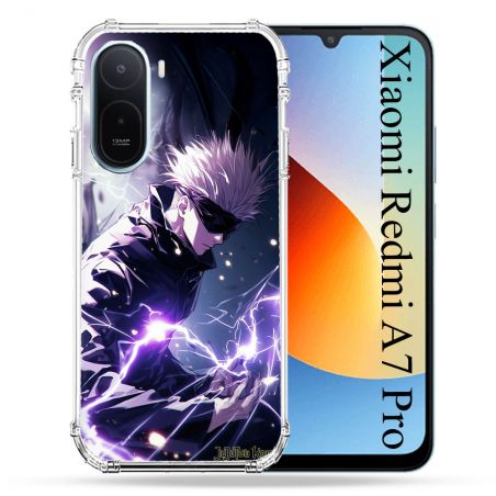 Coque Renforcée Pour Xiaomi Redmi A7 Pro Manga Jujutsu Kaisen Gojo Saturo