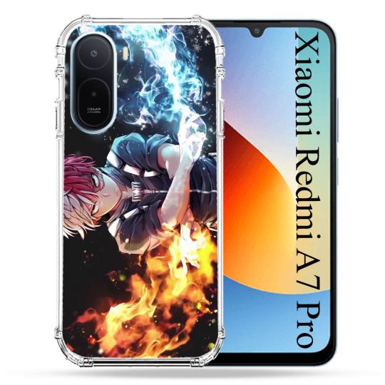 Coque Renforcée Pour Xiaomi Redmi A7 Pro Manga My Hero Academia Shoto