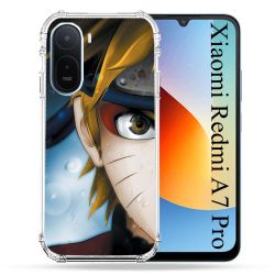 Coque Renforcée Pour Xiaomi Redmi A7 Pro Manga Naruto Blanc