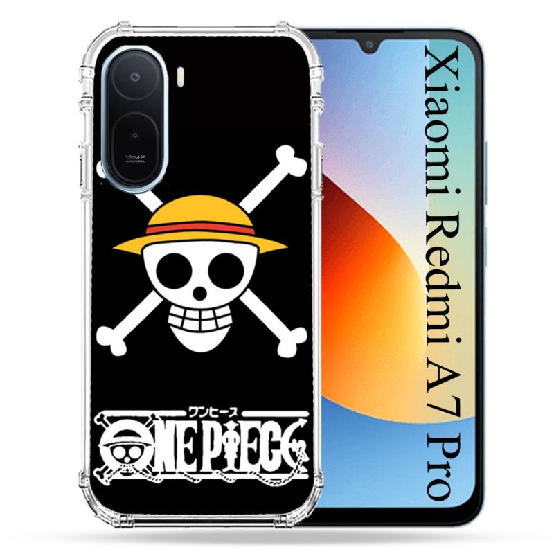 Coque Renforcée Pour Xiaomi Redmi A7 Pro Manga One Piece Tete de Mort