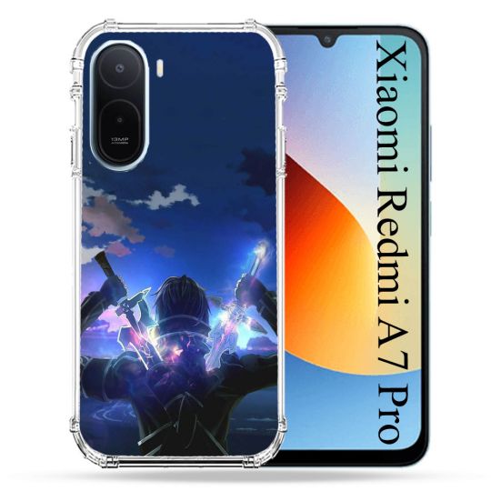 Coque Renforcée Pour Xiaomi Redmi A7 Pro Manga SAO sword Art Online Epee