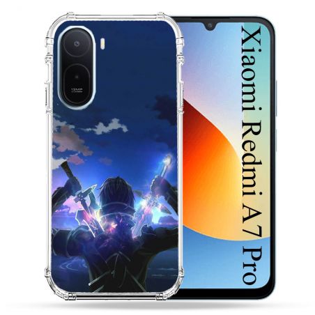 Coque Renforcée Pour Xiaomi Redmi A7 Pro Manga SAO sword Art Online Epee