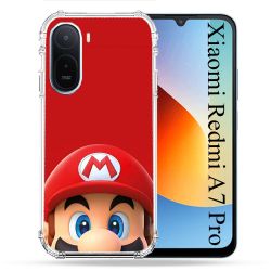 Coque Renforcée Pour Xiaomi Redmi A7 Pro Mario Rouge