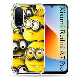 Coque Renforcée Pour Xiaomi Redmi A7 Pro Minions Groupe