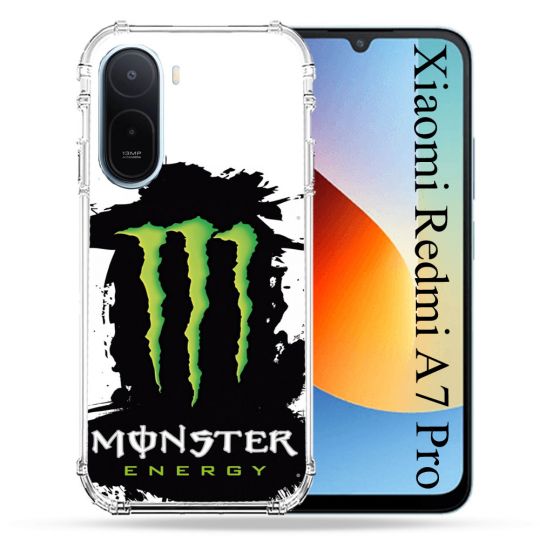 Coque Renforcée Pour Xiaomi Redmi A7 Pro Monster Energy Tache
